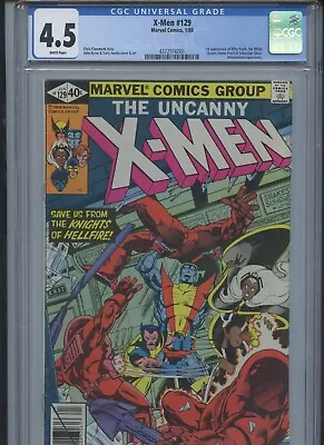 Buy X-Men #129 1980 CGC 4.5 (1st App Of Kitty Pryde & Emma Frost) • 79.43£