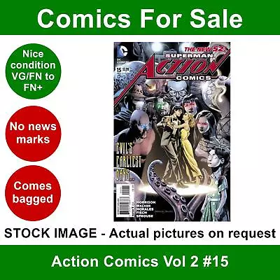 Buy DC Action Comics Vol 2 #15 Comic - VG/FN+ 01 February 2013 • 3.99£