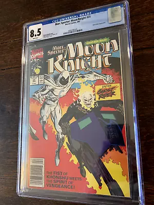 Buy 🔥 CGC 8.5 Marc Spector: Moon Knight #25 Ghost Rider Appearance Bagley MARVEL • 40£