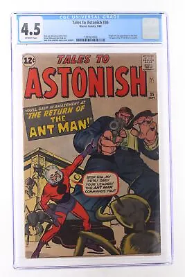 Buy Tales To Astonish #35 - Marvel Comics 1962 CGC 4.5 Origin And 2nd App Of Ant-Man • 598.37£