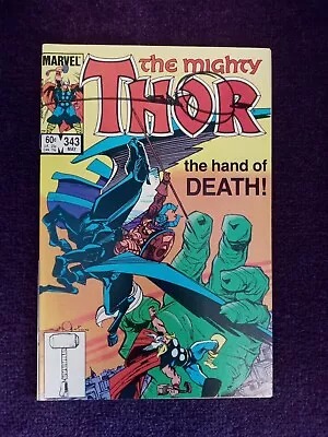 Buy Thor #343 SIGNED By WALT SIMONSON (Marvel, 1984) NM 9.4 • 19.75£