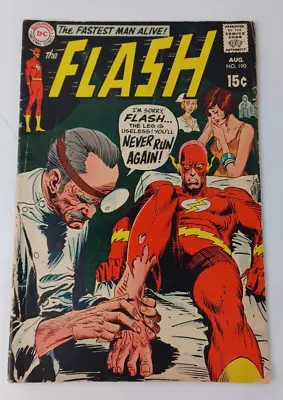 Buy Flash 190 GD-VG -- 1st 15-Cent Issue, Joe Kubert Art DC Silver Age 1969 • 8.03£