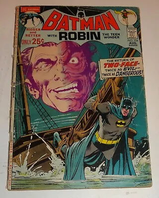Buy Batman #234 1st App Silver Age Two Face Neal Adams Classic G/vg Key Issue • 124.18£