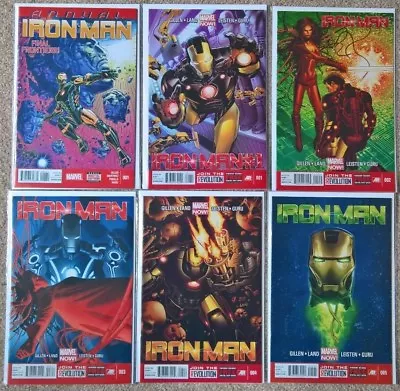 Buy 2012 Marvel Iron Man 1 - 28 + Annual Complete Set 30 Issues • 70£
