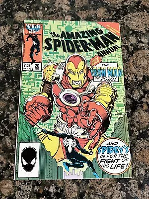 Buy The Amazing Spider-Man Annual #20 (Marvel 1986) 1st CVR Iron Man 2020 NM- • 14.60£