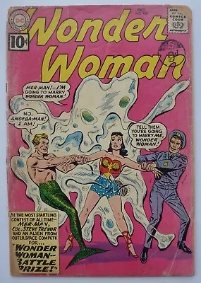 Buy Wonder Woman #125 - DC Comics - Missing Back Cover - October 1961 FR 1.0 • 11.95£
