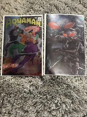 Buy Aquaman #35 DC Foil Exclusive 1st Black Manta LTD Set OG And Black Manta • 23.98£