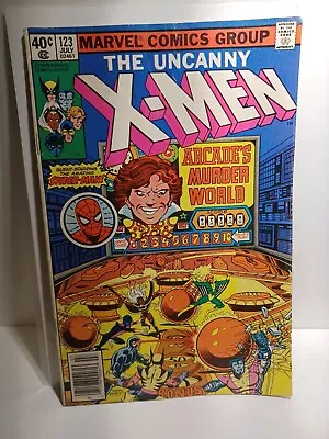Buy The Uncanny X-Men #123 (Marvel, 1979) Guest Starring Spider-Man Arcade • 27.18£