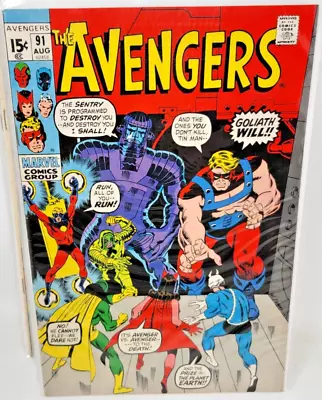 Buy Avengers #91 Kree Ronan The Accuser Appearance *1971* 8.5 • 63.19£