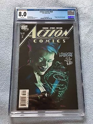 Buy Action Comics #835 (Mar 2006, DC) CGC 8.0 1ST Livewire In DCU • 40.03£