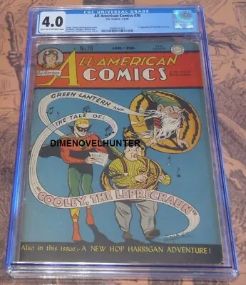 Buy All-american Comics #70 Cgc 4.0 Maximillion O'leary 1st Appears Golden Age Comic • 948.73£