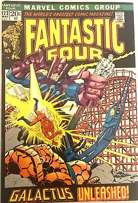 Buy Fantastic Four # 122. May 1972. Vfn- 7.5.   Silver Surfer. Galactus. Buscema-cvr • 28.99£