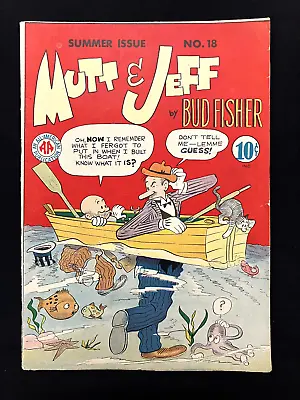 Buy Mutt & Jeff #18 Harvey Comics All-American Publication Jun 1945 • 23.90£