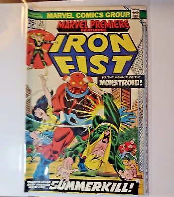 Buy Marvel Premiere #24 Iron Fist Colleen Wing Monstroid Summerkill! • 85.51£
