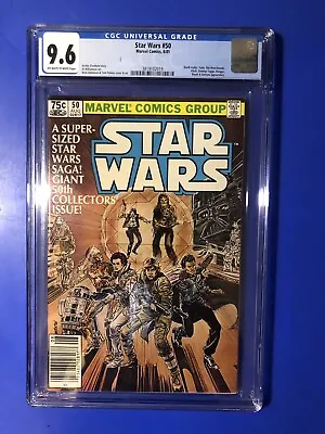 Buy STAR WARS #50 CGC 9.6 NEWSSTAND EDITION 1ST APPEARANCE IG-88 Marvel Comics 1981 • 142.98£