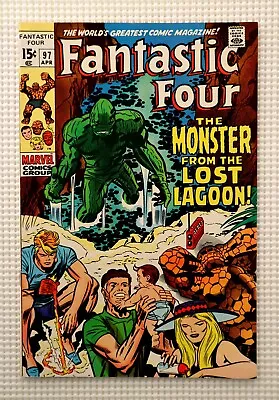 Buy HIGH GRADE 1970 Fantastic Four 97 Marvel Comics: 70's Silver Age/15 Cent Cover • 53£