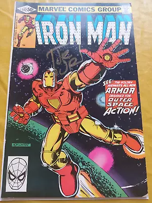 Buy 1981 Iron Man #142 - Marvel 1st Space Armour N/M Signed John Romita JR • 51.59£