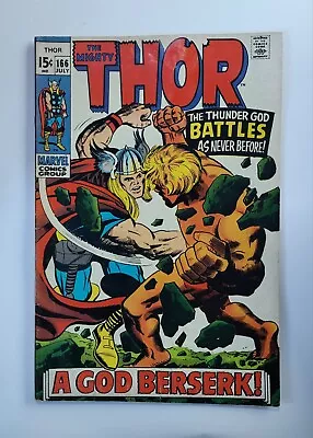 Buy Thor #166 CGC 5.0 1st Full App Of Him (Warlock) 1969 • 171.77£