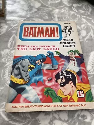 Buy Batman, Number 2 World Adventure Library 1966, Joker In The Last Laugh Comic • 9.99£