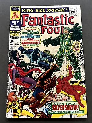 Buy Fantastic Four Annual 5 King Size Special VG/FN 1st Solo Silver Surfer Inhumans • 47.41£