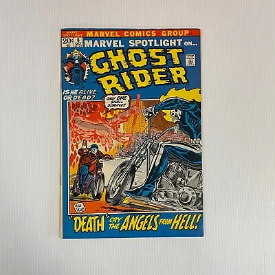 Buy Marvel Spotlight On Ghost Rider #6 VF 1972 2nd Appearance Ghost Rider Cent Copy • 420£