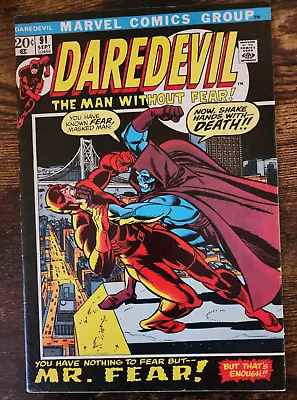 Buy DAREDEVIL #91 Mr Fear & Black Widow 1972 Marvel Bronze (6.0) FINE • 16.60£