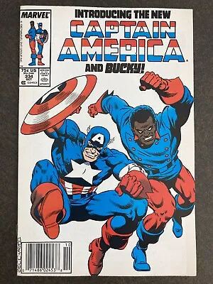 Buy Captain America 334 1st John Walker Lemar Hoskins Bucky Newsstand Vf+ High Grade • 15.03£
