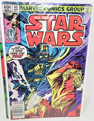 Buy Star Wars #63 Tom Palmer Sr Cover Art *1982* Newsstand 8.5 • 15.18£