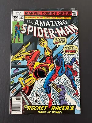 Buy Amazing Spider-Man #182 - Rocket Racer Appearance (Marvel, 1978) NM • 14.64£