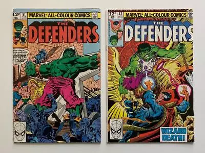 Buy The Defenders #80 & #81 (Marvel 1980) 2 X VF+ Bronze Age Issues • 17.50£