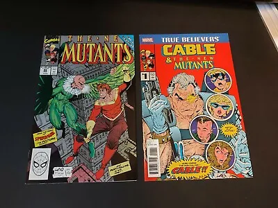 Buy New Mutants 86 + 87 True Believers Variant Cameo & 1st Cable  Near Mint Copies • 23.98£