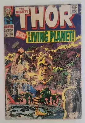 Buy Thor #133 1st App Of Ego The Living Planet Marvel Comics August 1966 • 27.67£