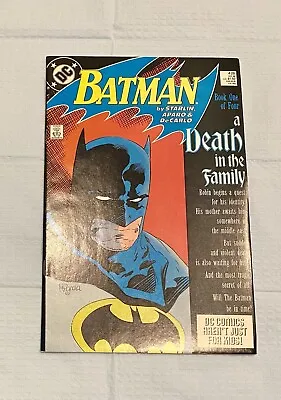 Buy Batman #426 Death In The Family - Signed By Mike MIGNOLA Of HELLBOY Fame • 35.56£