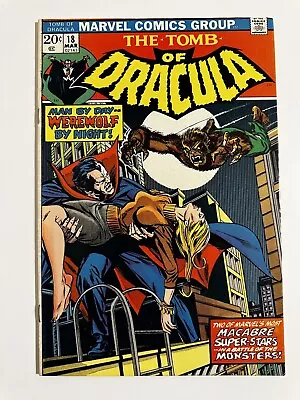 Buy Tomb Of Dracula #18 Marvel Comics 1974. Werewolf By Night. VF-NM • 59.30£