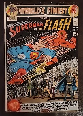 Buy World's Finest Comics #198 DC Comic KEY Flash V Superman Race 1970 • 39.97£