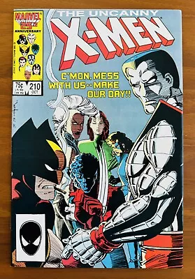 Buy Uncanny X-Men #210 - 1st Appearance Of The Marauders (Cameo) (Marvel 1986) VF/NM • 11.87£