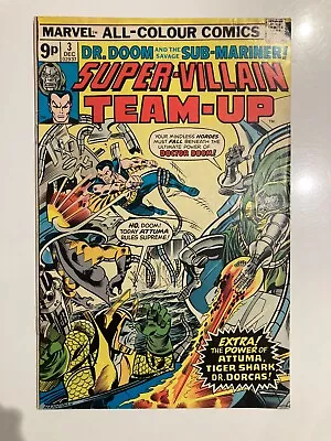 Buy Super Villain Team-Up 3 - 1975 - Good Condition - Dr Doom And Sub-Mariner • 3.50£