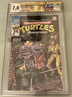 Buy Issue 1_Teenage Mutant Ninja Turtles, CGC 7.0, Signed/Sketched By Kevin Eastman • 525£