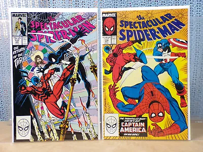 Buy Spectacular Spider-Man #137-138 1st Cameo + Full Tombstone (1988) 2-issues NM- • 11.99£