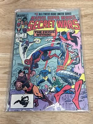 Buy Marvel Super Heroes Secret Wars #3 1st App Volcana & Titania (Marvel, 1984) • 11.98£