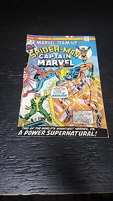 Buy 1973 Marvel Comics Marvel Team-up #16 Vg/fn Spider-man Captain Marvel Avengers • 3.16£