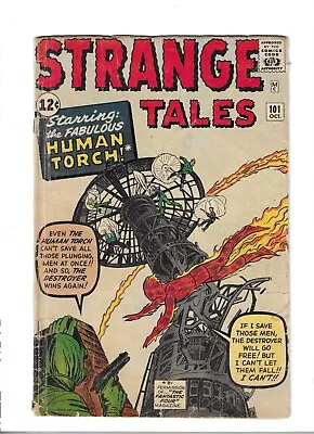 Buy Strange Tales # 101 Good Plus [Human Torch Stories Begin] • 145£