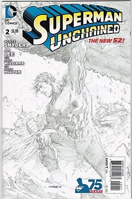 Buy Superman Unchained (2013 DC) #2 Lee Sketch Variant NM 1:300 • 19.73£