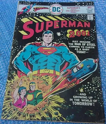 Buy Superman #300 DC Comics June 1976 Superman 2001 Clark Kent • 11.66£