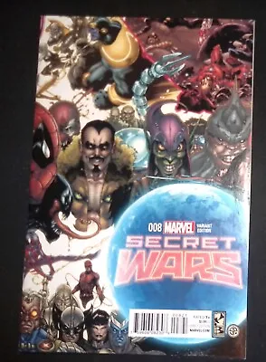 Buy Secret Wars #8 Marvel Comics Variant Cover NM • 8.99£