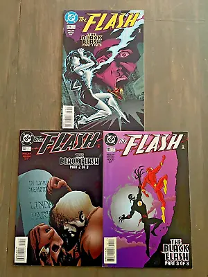 Buy 💥 Flash Vol 2 # 139 140 141 1998 Cameo + 1st Full Appearance Black Flash 💥 • 27.59£