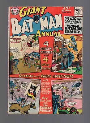 Buy Batman Annual #7 - 80 Page Giant - Sheldon Moldoff Pinup - Lower Grade Plus (a) • 16.08£