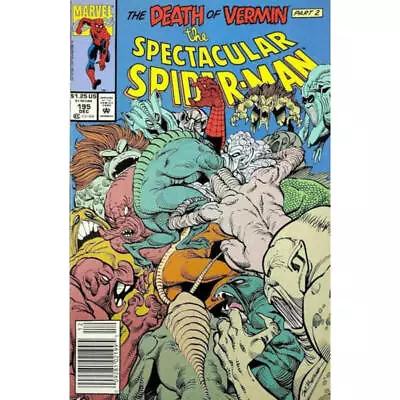 Buy Spectacular Spider-Man (1976 Series) #195 Newsstand In NM Minus. [w! • 12.54£