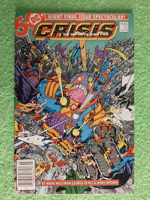Buy CRISIS ON INFINITE EARTHS #12 FN Canadian Price Variant Key Last Issue : RD5352 • 5.61£