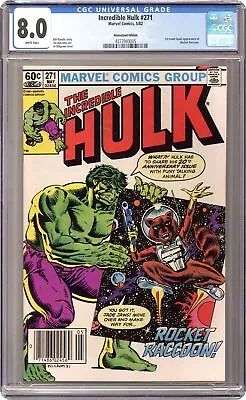 Buy Incredible Hulk #271N Newsstand Variant CGC 8.0 1982 4377940005 • 164.72£